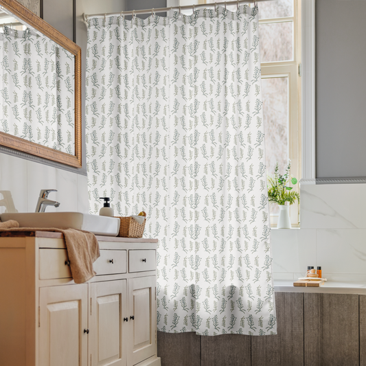 Curtain - Botanical Scandi Print
